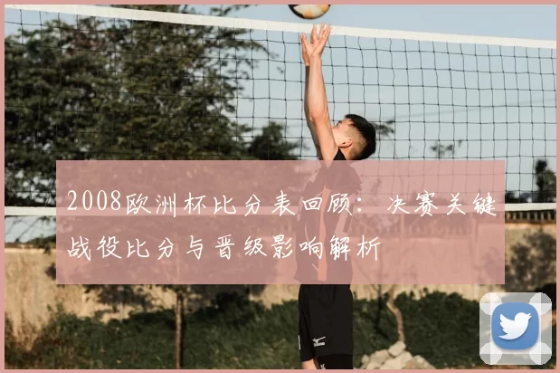 2008欧洲杯比分表回顾:决赛关键战役比分与晋级影响解析